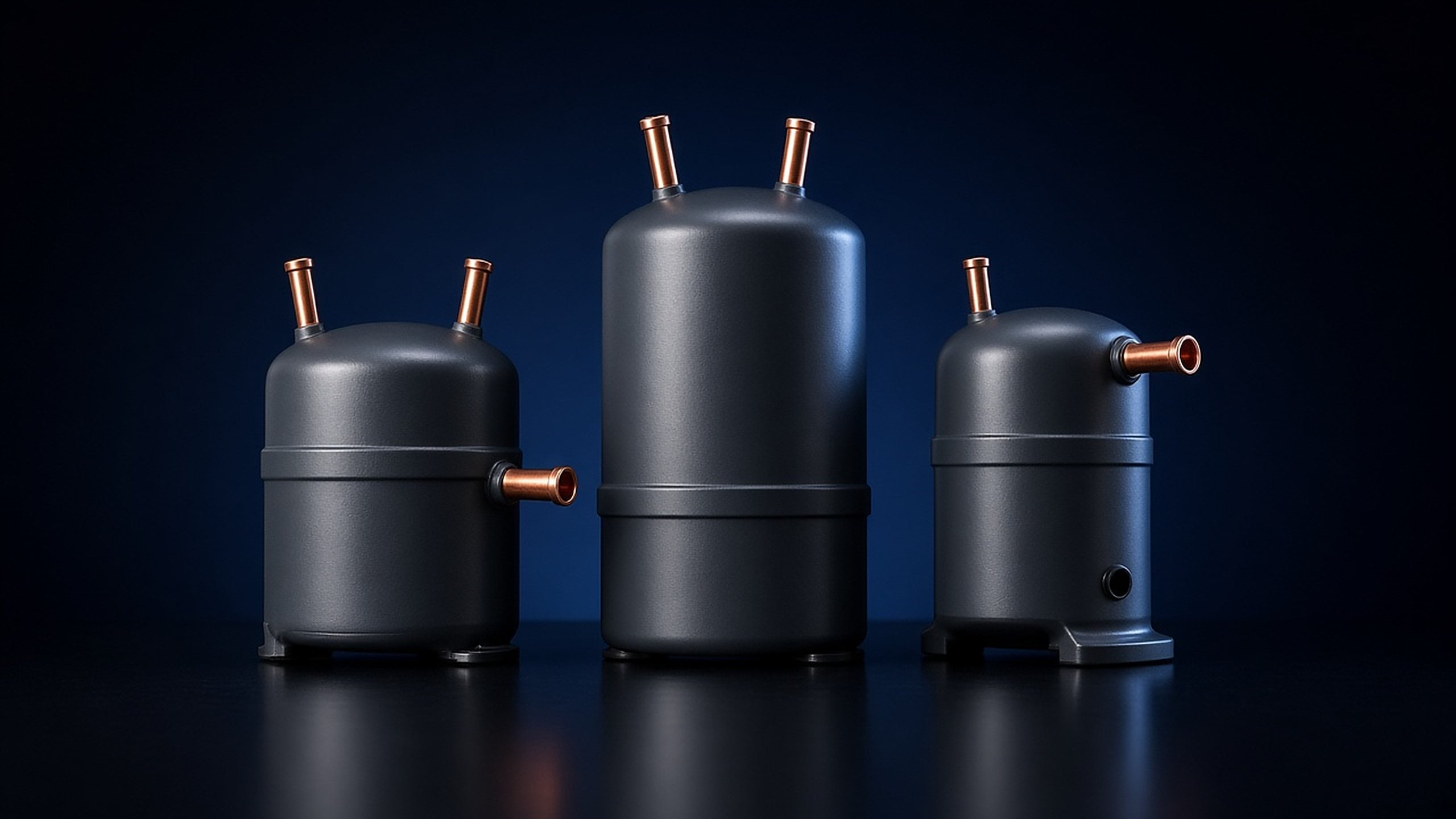 New hermetic refrigeration compressors with copper connections